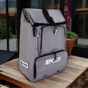 Brand New Epoch E-Pack Lacrosse Backpack With Foldable Top In Gray